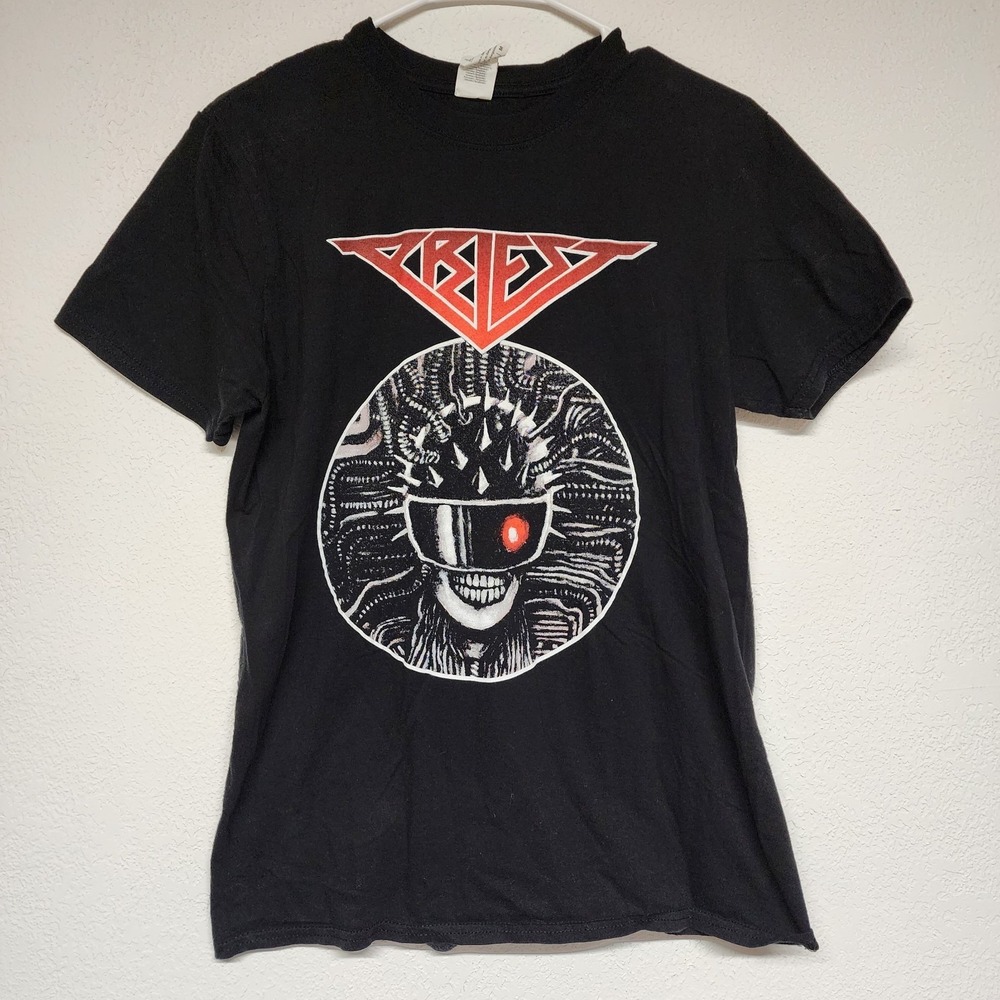 Priest Sweden Band T-Shirt Dead Ringer Synthpop EBM Gothic Cyberpunk Tee Size M
